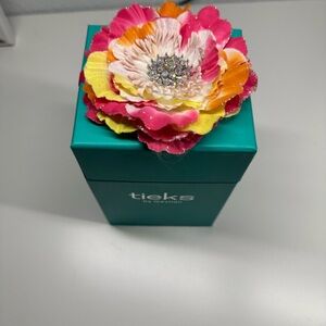 Tieks by Gavrieli Teal Box with Colorful Flower